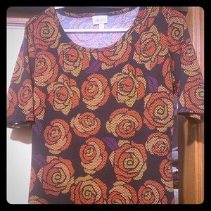 LuLaRoe Julia  - Roses!